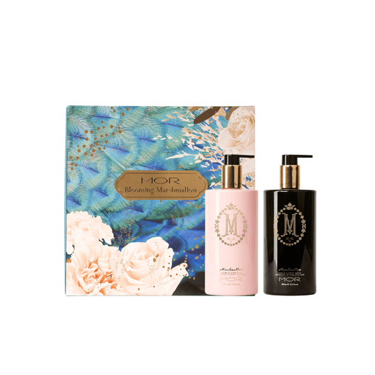 Body Wash & Cream Duo - Mor Boutique - MOR Blooming Marshmallow Duo (Hand & Body Wash, Hand & Body Milk) - The Gift Company