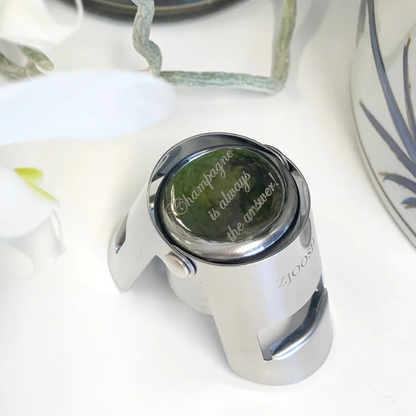 Bottle Stopper - Zjoosh - Zjoosh Champagne Stopper Steel - The Gift Company