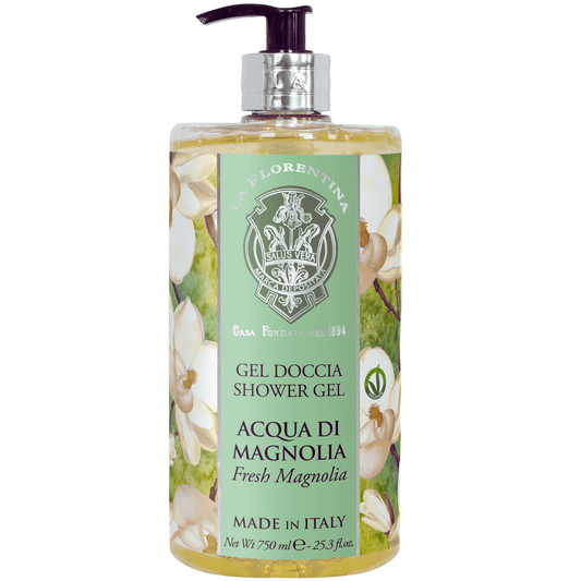 La Florentina Fresh Magnolia Shower Gel Bottle Pump 750ml product image
