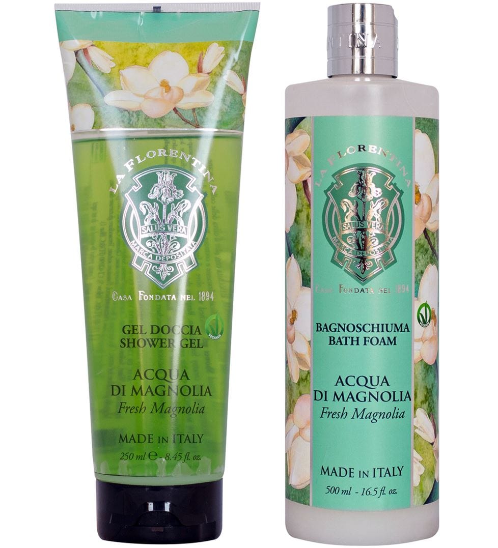 La Florentina Magnolia Bath Foam & Shower Gel Set product image