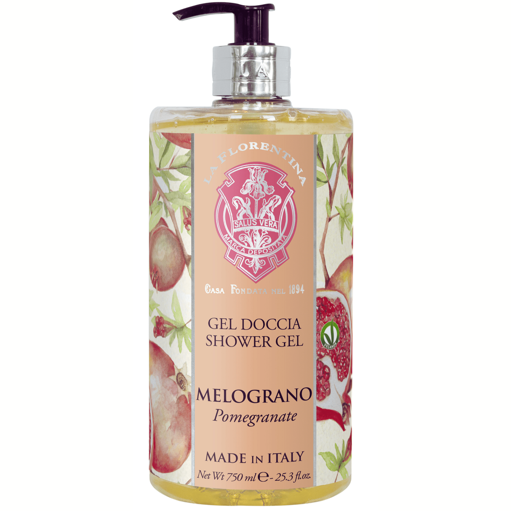 La Florentina Pomegranate Shower Gel 750ml Set of 3pcs product image 3