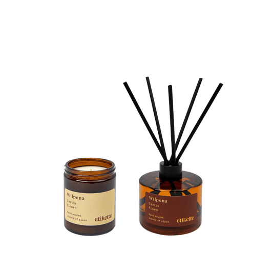 Bundle - Etikette - Etikette Cactus Flower Candle & Diffuser Bundle (worth $99) - The Gift Company