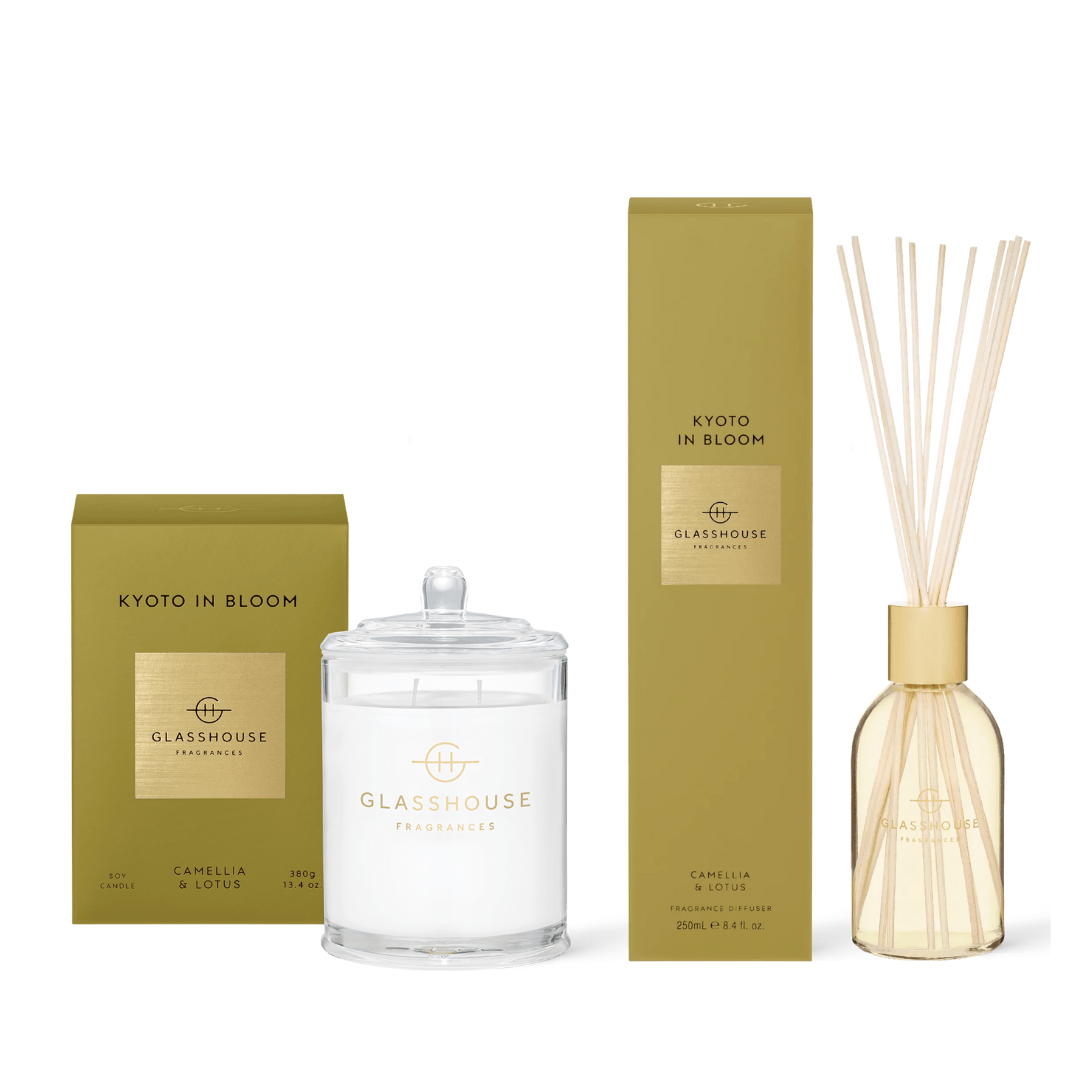 Bundle - Glasshouse - Glasshouse Fragrances Kyoto in Bloom Bundle (worth $110) - The Gift Company