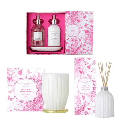 Bundle - Peppermint Grove - Peppermint Grove Freesia & White Musk Bundle (worth $145) - The Gift Company