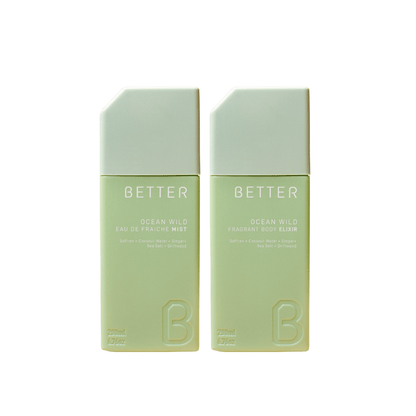 Bundle - The Better Brand - The Better Brand Fragrant Body Lotion & Body Mist Bundle - Ocean Wild - The Gift Company