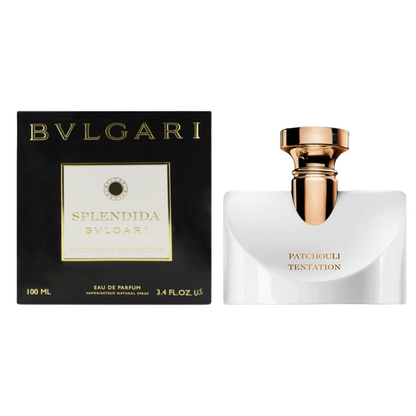 Bvlgari Splendida Patchouli Tentation Eau de Parfum 100mL bottle and box