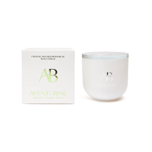 Candle - Aromabotanical - Aromabotanical Aventurine Crystal Candle 340g - The Gift Company