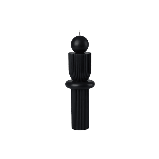 Candle - Black Blaze - Black Blaze Barrenjoey Candle Black - The Gift Company