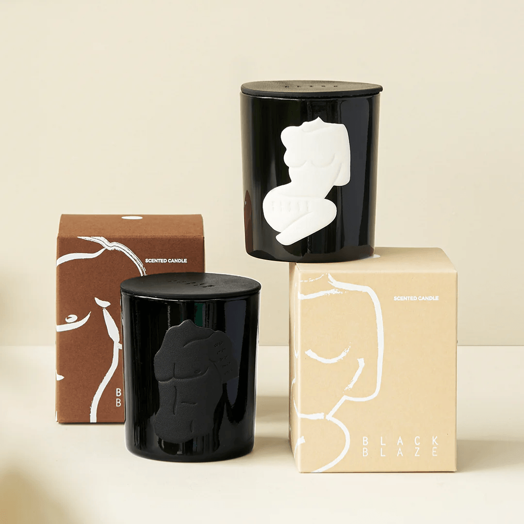 Candle - Black Blaze - Black Blaze For Her Scented Candle 200g - The Gift Company