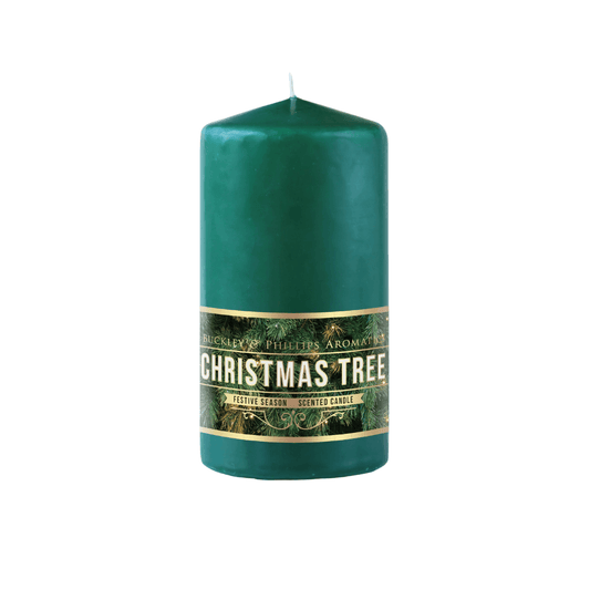 Candle - Buckley & Phillips Aromatics - Buckley & Phillips Aromatics - Christmas Tree Pillar Candle - The Gift Company