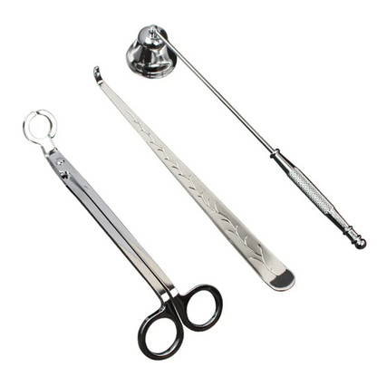 Candle Care Set - The Gift Company - 3PCS Wick Trimmer Candle Care Set Stainless Steel Home Essentials - The Gift Company