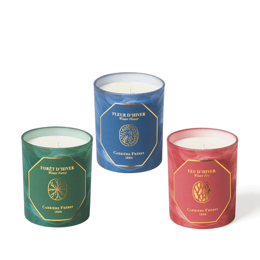 Candle - Carriere Freres - Carrière Frères Christmas Bundle - Candle 185g x 3 (worth $300) - The Gift Company