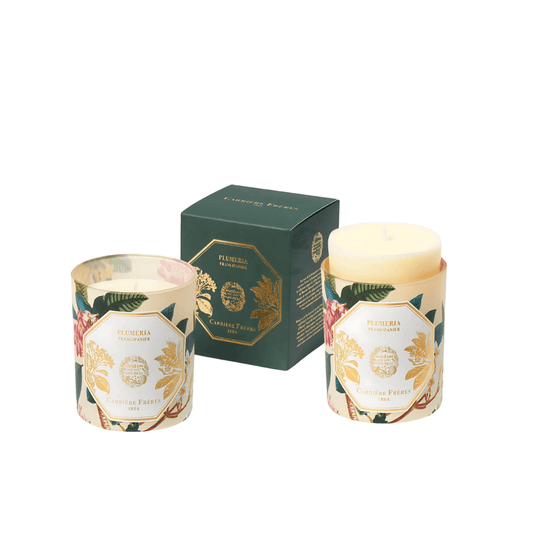 Candle - Carriere Freres - Carrière Frères Frangipani Candle & Refill Bundle - The Gift Company