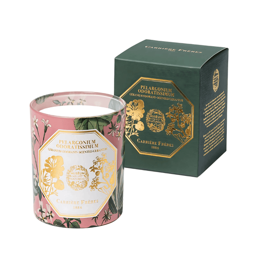 Candle - Carriere Freres - Carrière Frères Geranium Candle 185g - The Gift Company