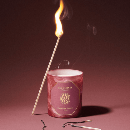 Candle - Carriere Freres - Carrière Frères Winter Fire Candle 185g - The Gift Company
