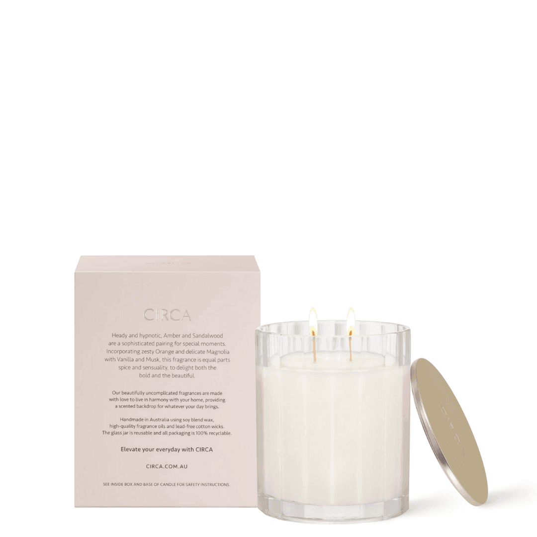 Candle - Circa - CIRCA Amber & Sandalwood Candle 350g - The Gift Company