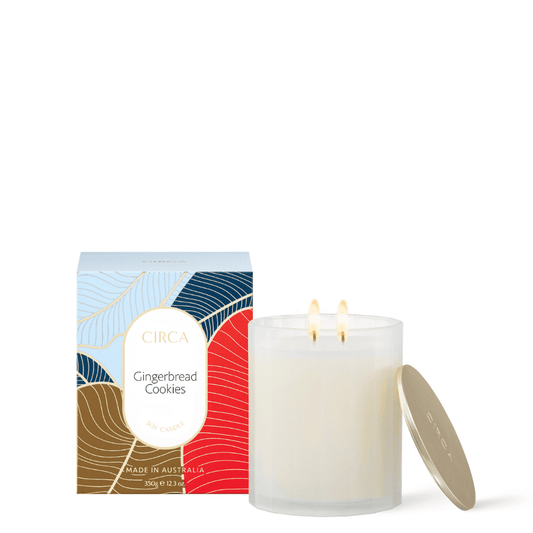 Candle - Circa - CIRCA Gingerbread Cookies Soy Candle 350g - The Gift Company