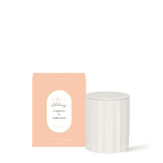 Candle - Circa - CIRCA Grapefruit & Cedarwood Candle 350g - The Gift Company