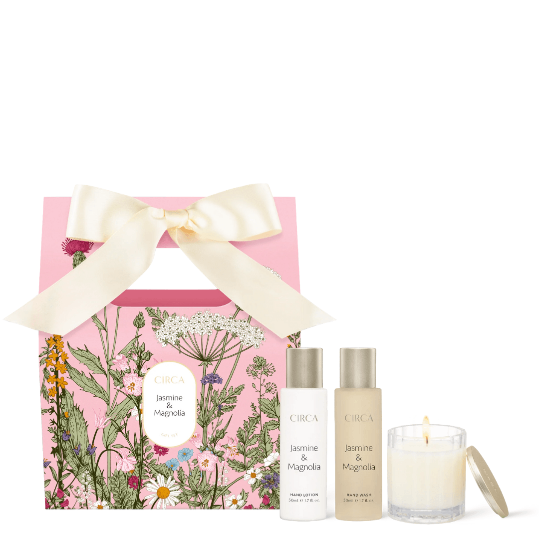 Candle - Circa - CIRCA Jasmine & Magnolia Fragrance Gift Bag Set - The Gift Company