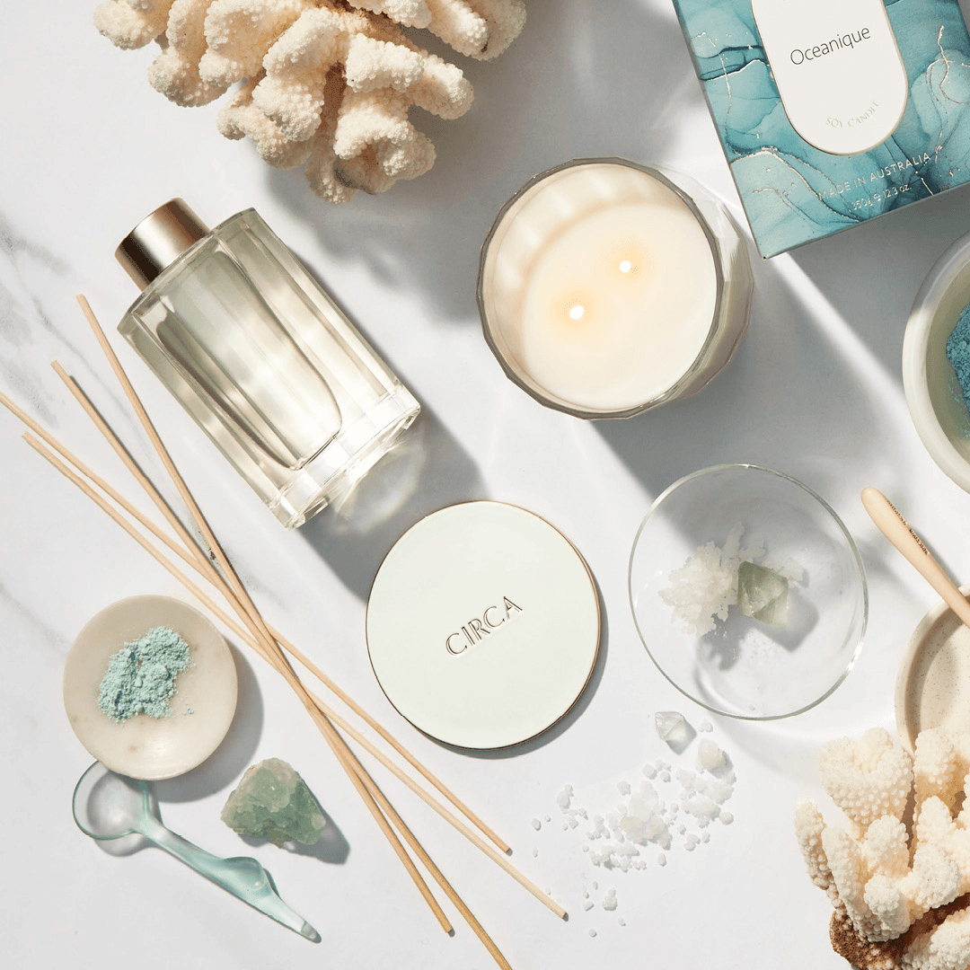 CIRCA Oceanique Candle 350g & Diffuser 250mL Bundle (worth $90)