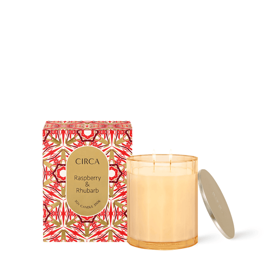 Candle - Circa - CIRCA Raspberry & Rhubarb Soy Candle 350g - The Gift Company