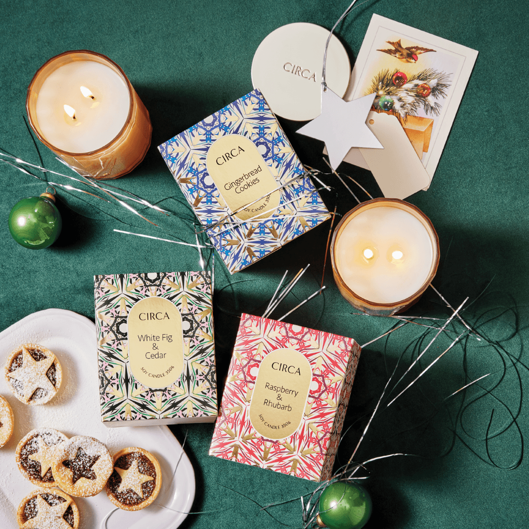 Candle - Circa - CIRCA Raspberry & Rhubarb Soy Candle 350g - The Gift Company