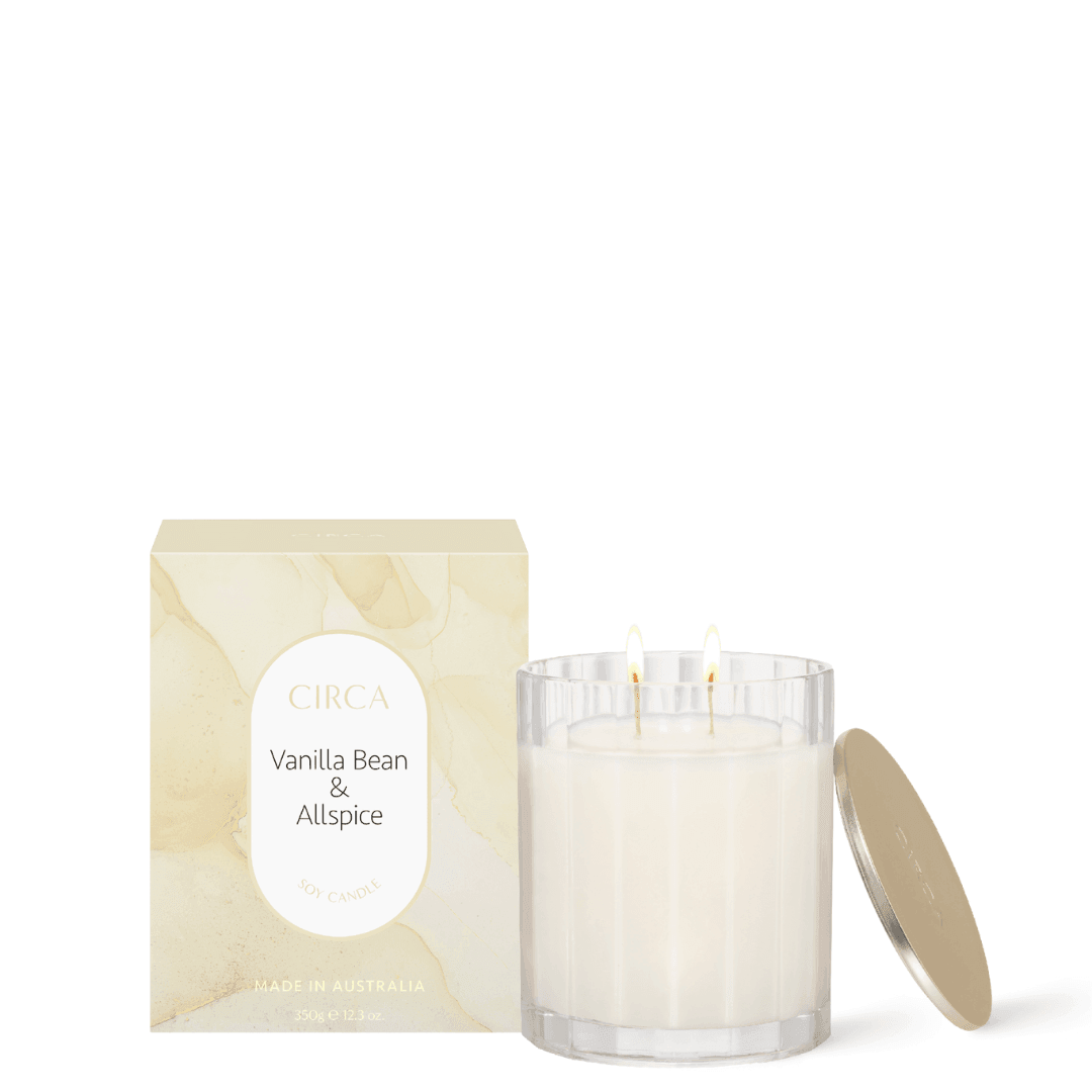 Candle - Circa - CIRCA Vanilla Bean & Allspice Soy Candle 350g - The Gift Company