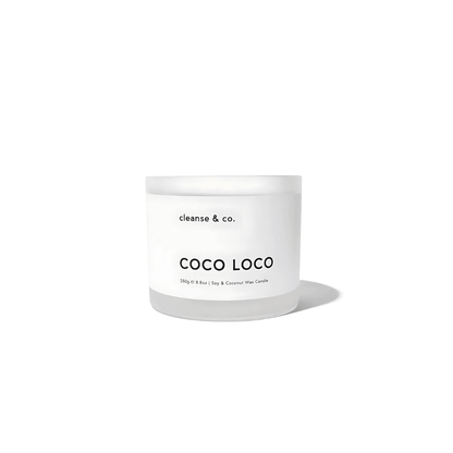 Candle - Cleanse & Co. - Cleanse & Co. Coco Loco Candle 250g - The Gift Company