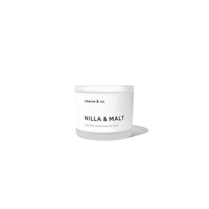 Candle - Cleanse & Co. - Cleanse & Co. Nilla & Malt Candle 250g - The Gift Company