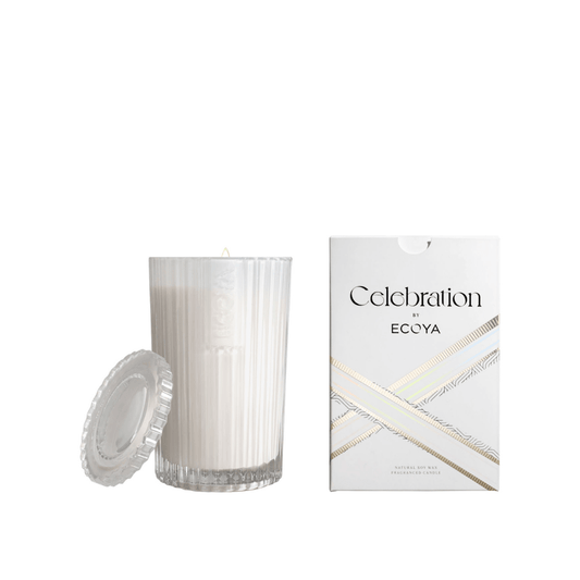 Candle - Ecoya - ECOYA Celebration: White Musk & Warm Vanilla Candle 400g - The Gift Company