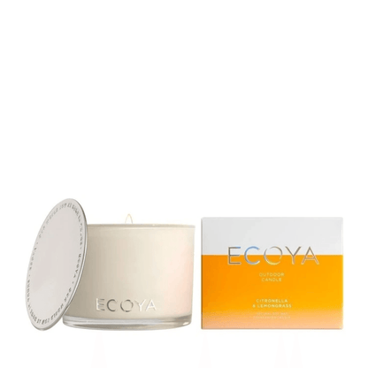 Candle - Ecoya - ECOYA Citronella & Lemongrass Outdoor Candle 400g - The Gift Company