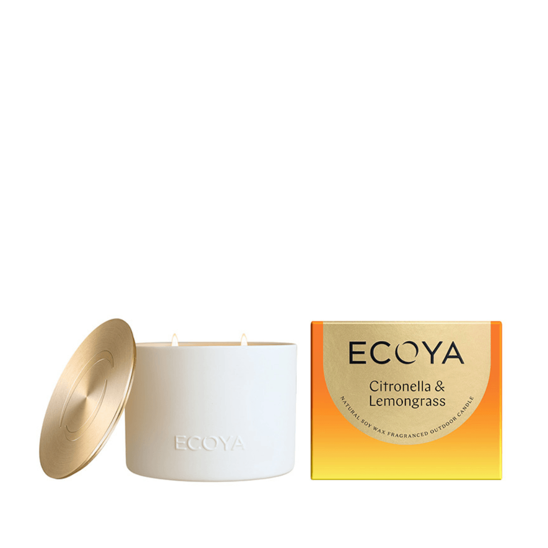Candle - Ecoya - ECOYA Citronella & Lemongrass Outdoor Candle 400g - The Gift Company