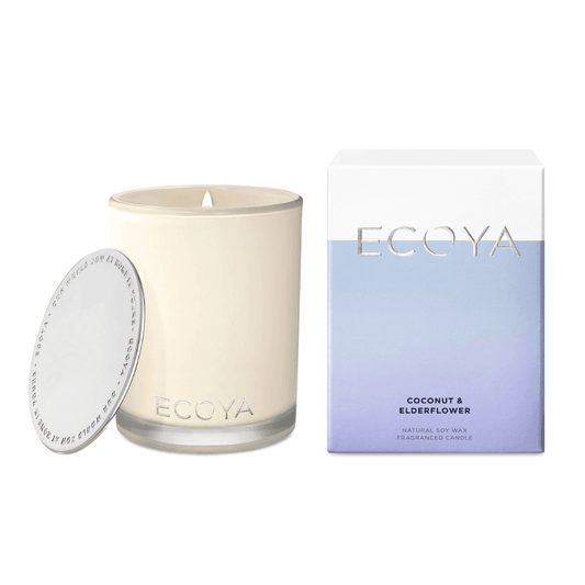Candle - Ecoya - ECOYA Coconut & Elderflower Candle 400g - The Gift Company
