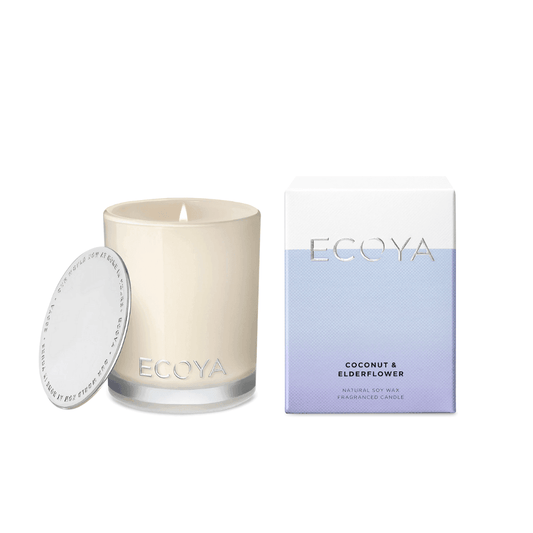 Candle - Ecoya - ECOYA Coconut & Elderflower Candle 80g - The Gift Company