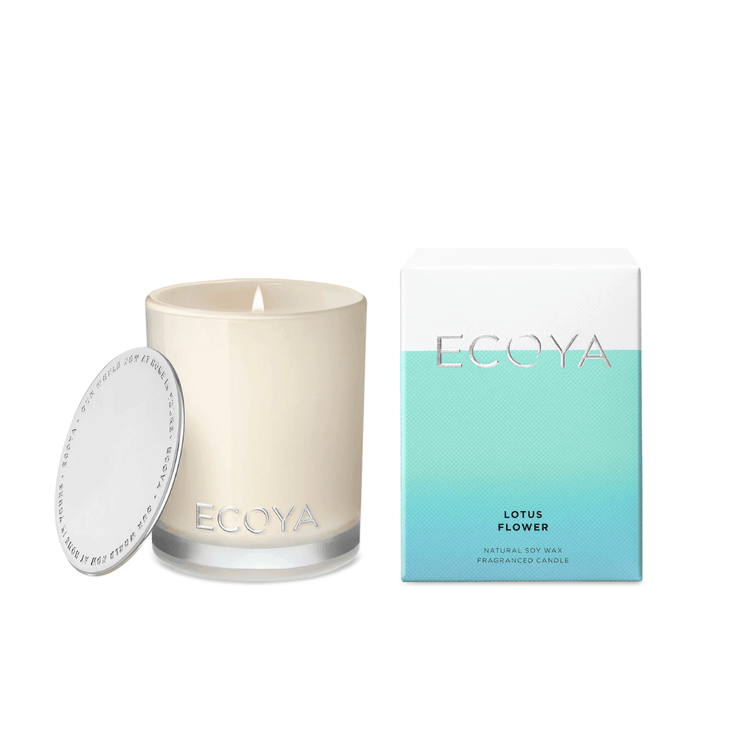 Candle - Ecoya - ECOYA Lotus Flower Candle 80g - The Gift Company