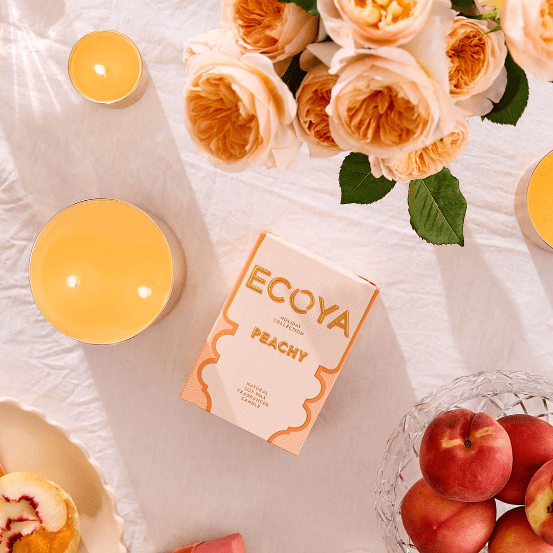 Candle - Ecoya - ECOYA Peachy Goldie Candle 460g - The Gift Company