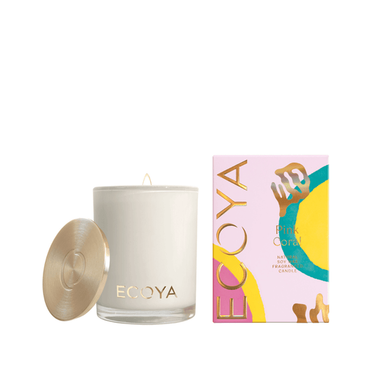 Candle - Ecoya - ECOYA Pink Coral Candle 400g - The Gift Company