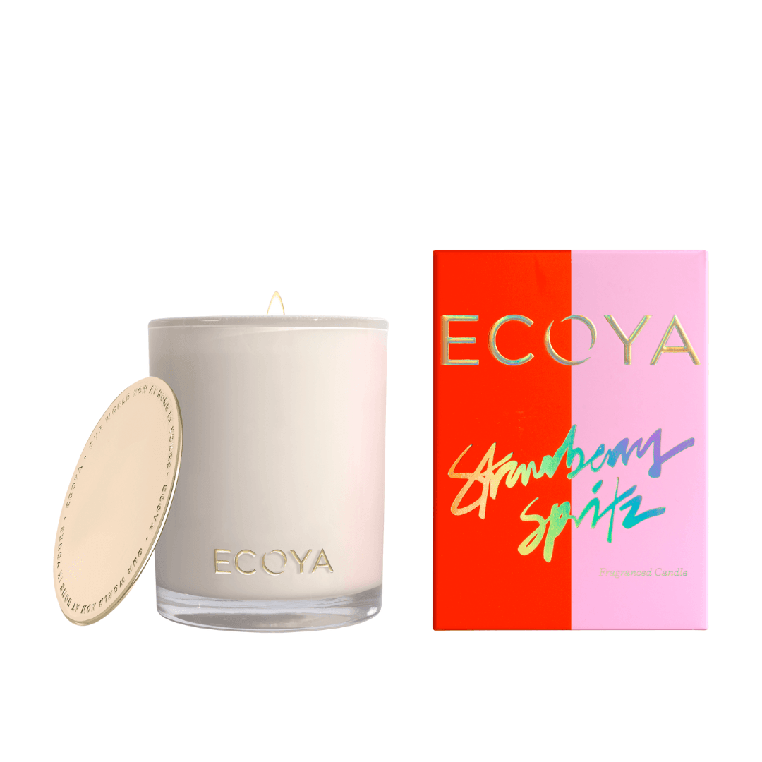 Candle - Ecoya - ECOYA Strawberry Spritz Candle 400g - The Gift Company