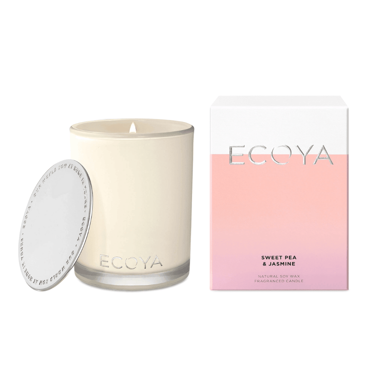 Candle - Ecoya - ECOYA Sweet Pea & Jasmine Candle 400g - The Gift Company