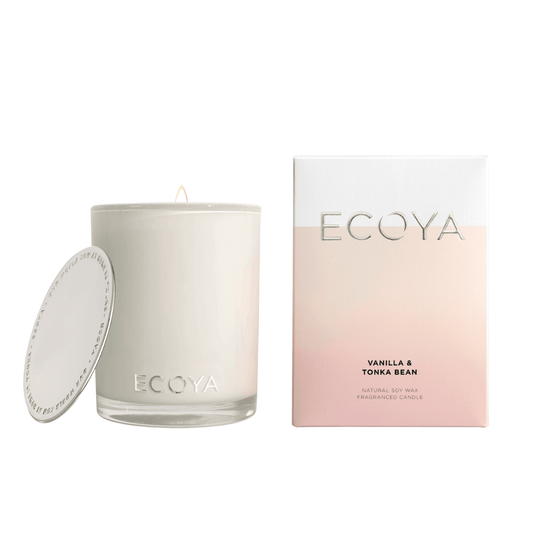 Candle - Ecoya - ECOYA Vanilla & Tonka Bean Candle 400g - The Gift Company