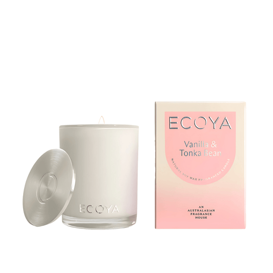 Candle - Ecoya - ECOYA Vanilla & Tonka Bean Candle 400g - The Gift Company