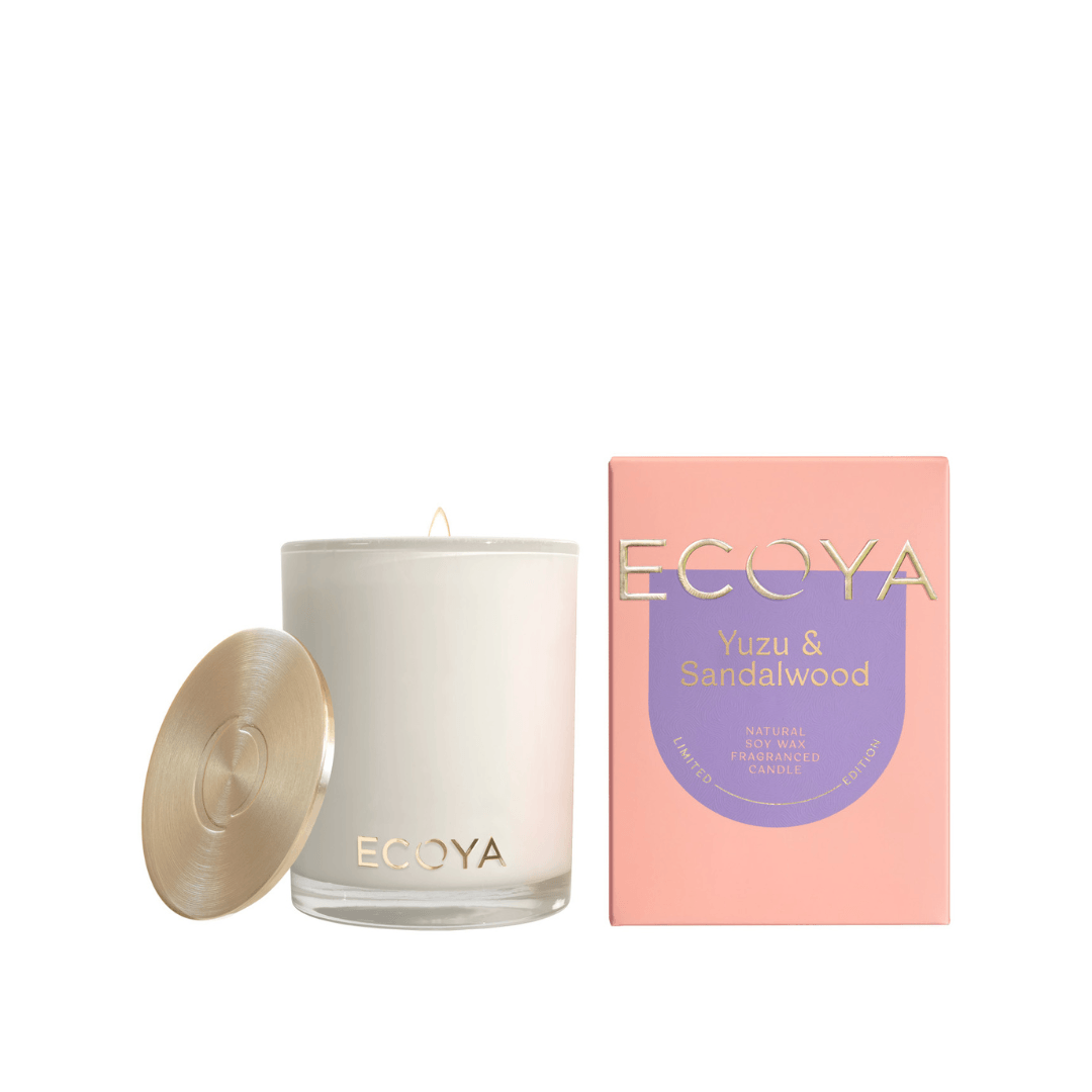 Candle - Ecoya - ECOYA Yuzu & Sandalwood Candle 400g - The Gift Company