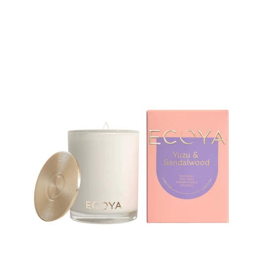 Candle - Ecoya - ECOYA Yuzu & Sandalwood Candle 400g - The Gift Company