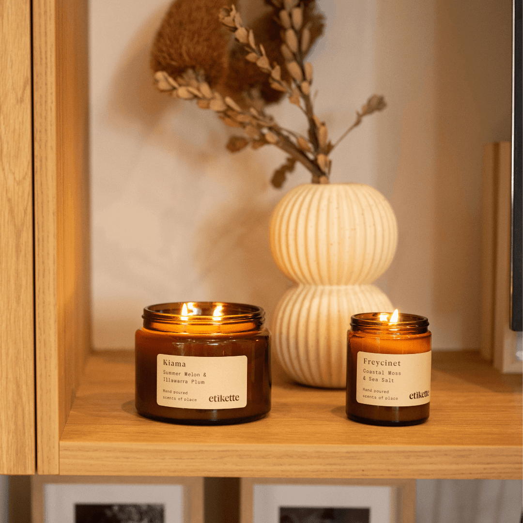Candle - Etikette - Etikette Summer Melon & Illawarra Soy Candle 175g - The Gift Company