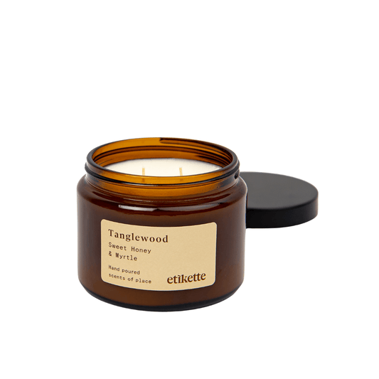 Candle - Etikette - Etikette Sweet Honey & Myrtle Soy Candle 500g - The Gift Company