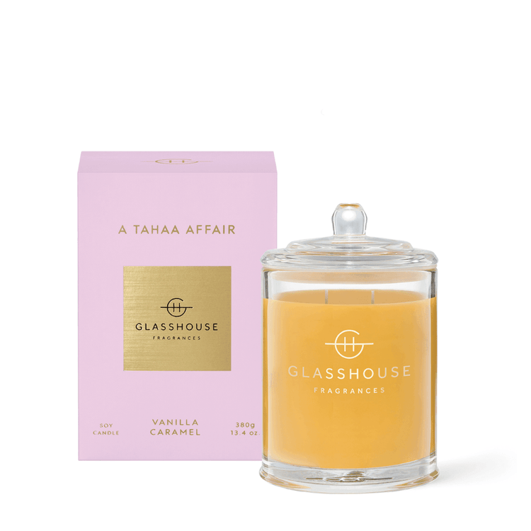 Candle - Glasshouse - Glasshouse Fragrances A Tahaa Affair Candle 380g - The Gift Company
