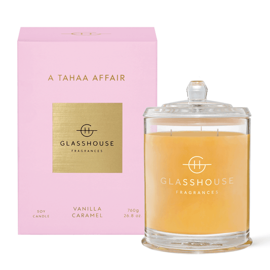 Candle - Glasshouse - Glasshouse Fragrances A Tahaa Affair Candle 760g - The Gift Company