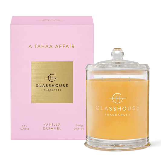 Candle - Glasshouse - Glasshouse Fragrances A Tahaa Affair Candle 760g - The Gift Company