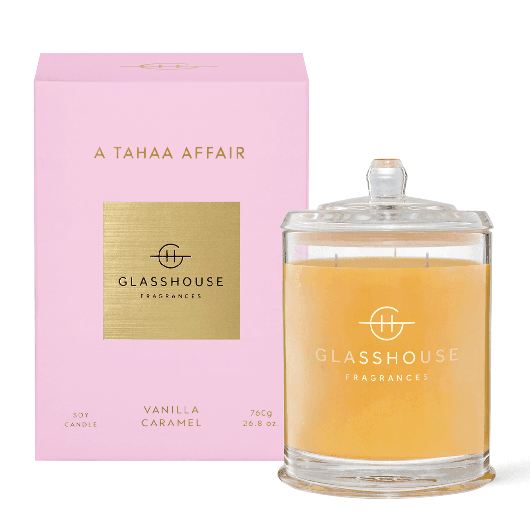 Candle - Glasshouse - Glasshouse Fragrances A Tahaa Affair Candle 760g - The Gift Company