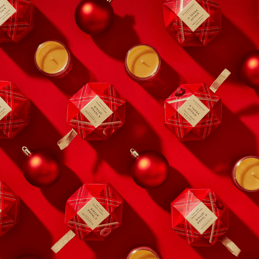 Candle - Glasshouse - Glasshouse Fragrances A Tahaa Affair Christmas Bauble Candle 30g - The Gift Company
